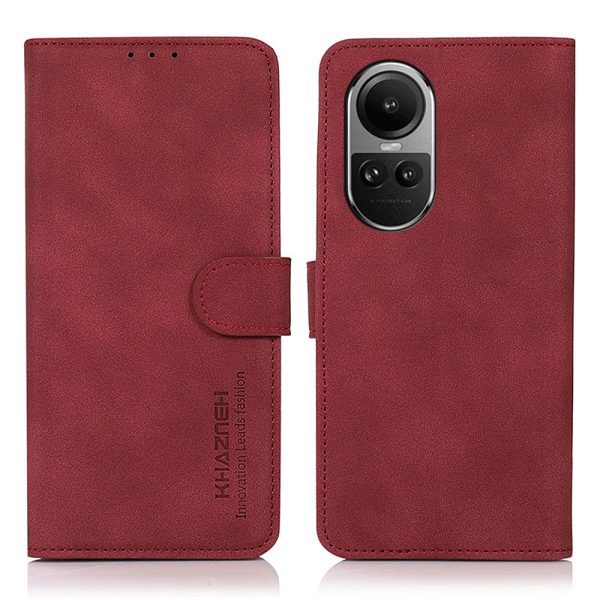 KHAZNEH For Oppo Reno10 Pro 5G (Global)   Reno10 5G (Global) Phone Case Phone Cover Textured PU Leather Wallet Stand Shell For Sale