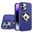 PC+TPU+Glass Film Shockproof Case for iPhone 15 Pro Compatible with MagSafe Lens Kickstand Phone Cover For Cheap