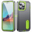 For iPhone 15 Pro Max Shockproof Phone Case Anti-Drop PC+TPU Cell Phone Cover with Kickstand For Cheap