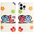 For iPhone 15 Pro Leather Mobile Phone Case Pattern Printing Stand Wallet Flip Cover Supply