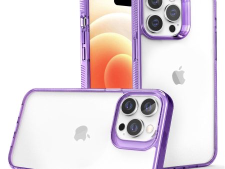 For iPhone 15 Pro Soft TPU + Hard PC Phone Case Anti-Yellowing Shockproof Phone Cover Discount